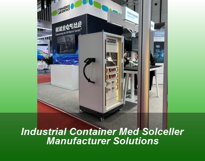 Industrial Container Med Solceller Manufacturer Solutions
